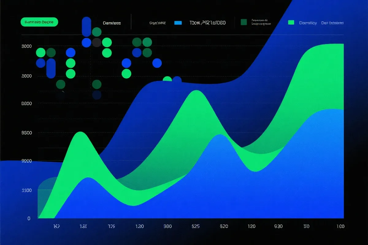 数据仪表盘示意图