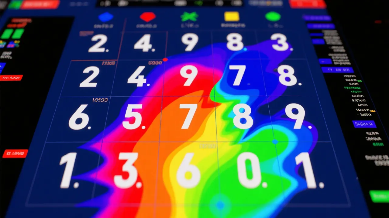 冷热趋势示意图